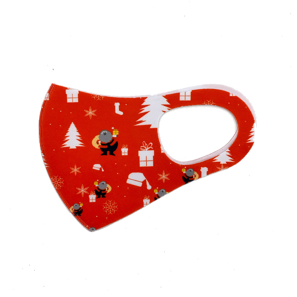 Mundmaske Mode Eis Seide Baumwolle Weihnachten | Mund-Nasen-Maske | Mund Maske Happy Gifts von Geeek