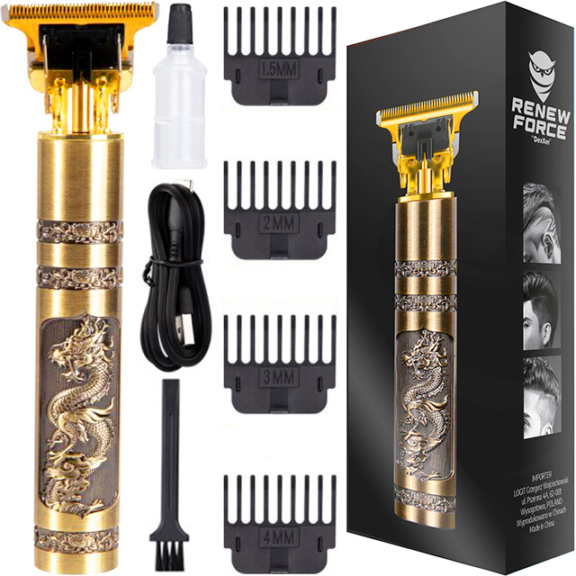 Professioneller Friseur-Haar- und Bartschneider„Dragon“ – USB-aufladbar – 1.400-mAh-Akku – mit Zubehör von Geeek