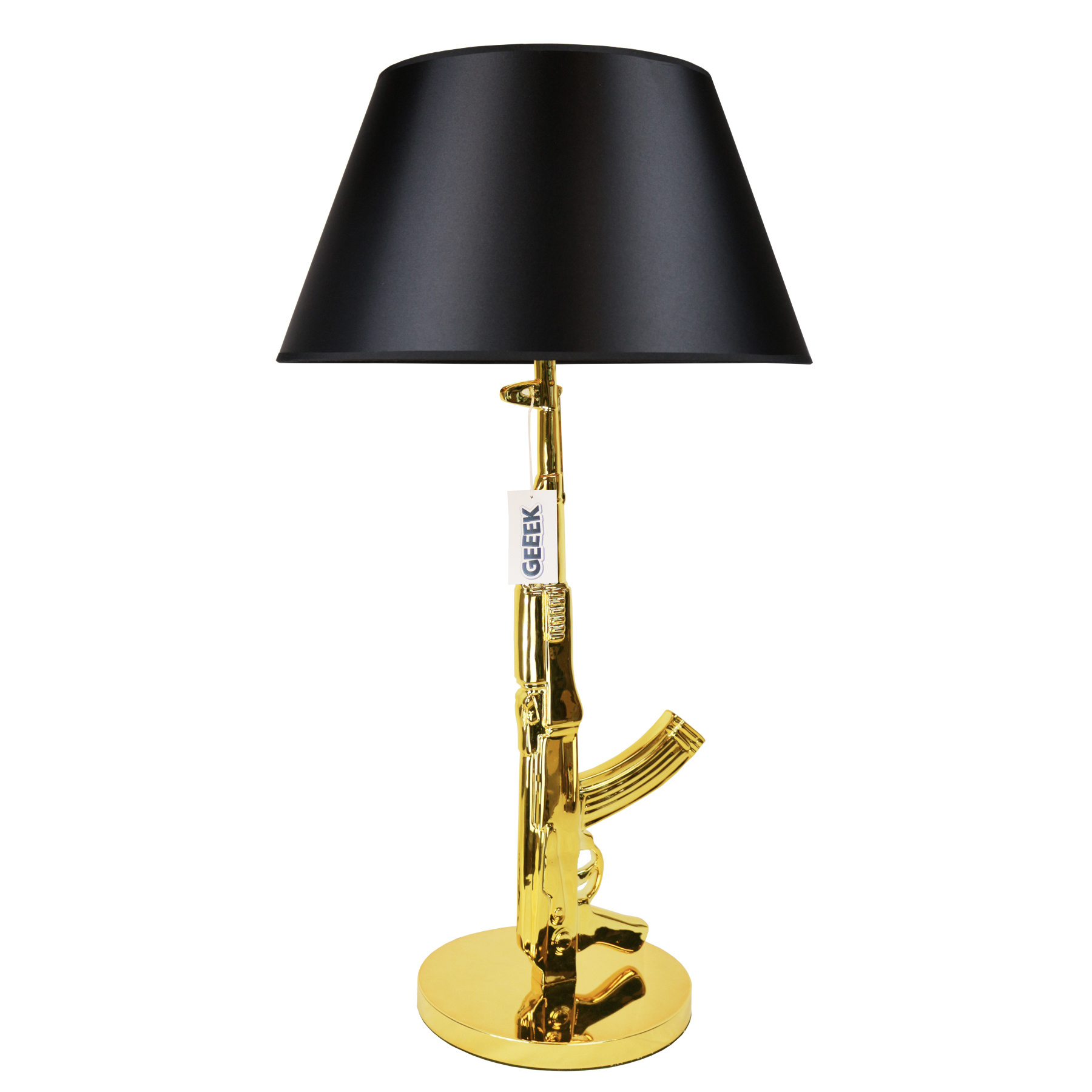 Tischlampe Stehleuchte AK-47-Gewehr-Lampe Gold- von Geeek