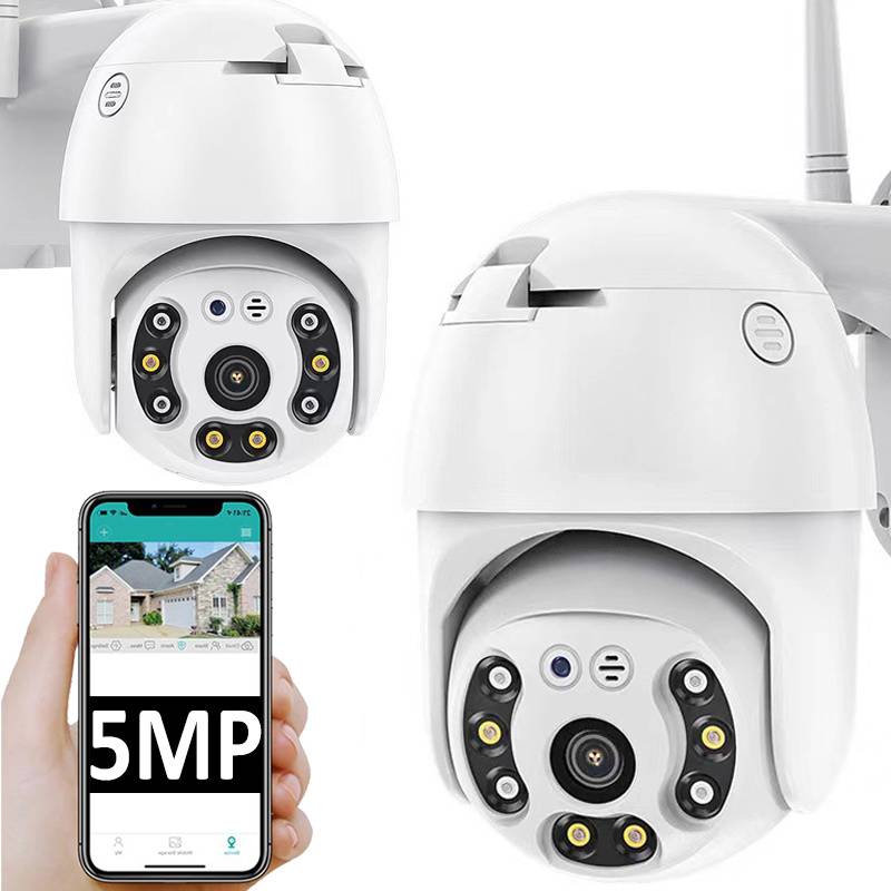 Überwachungskamera WiFi IP PTZ HD 1080P 5MP Outdoor Indoor IP66 4x Digitalzoom von Geeek
