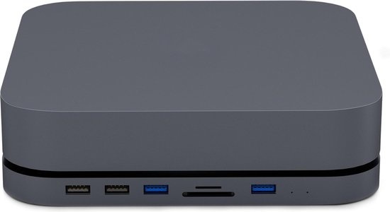 USB-C Hub - USB3.0 Dockingstation für Apple Mac mini (2018&2020 M1) inkl. 2,5“ SSD und HDD Gehäuse Space Grau von Geeek