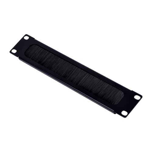 GeeekPi 10 inch 1U Brush Cable Manager Rack Mount Cable Management Panel with Brush Strip for Cable Entry for DeskPi RackMate T1/T0/T2 and 10 inch Server Rack or Network Cabinet von GeeekPi