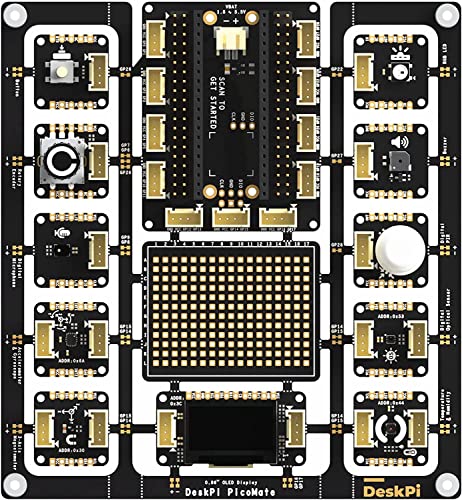 GeeekPi DeskPi PicoMate for Raspberry Pi Pico/Pico W, DeskPi PicoMate Expansion Board Breakout Module Board for Raspberry Pi Pico/Pico W von GeeekPi