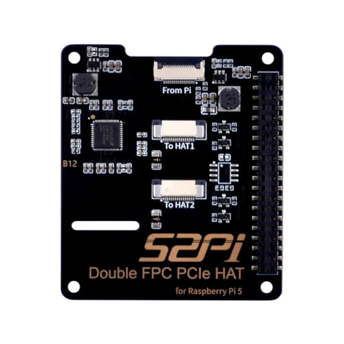 GeeekPi Dual FPC PCIe Hat B12 für Raspberry Pi 5 von GeeekPi