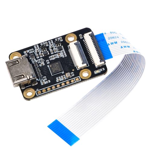 GeeekPi HDMI to CSI-2 Adapter Board for Raspberry Pi 5, Support HDMI Input Up to 1080p@30fps, Compatible with Raspberry Pi 4B /3B+ /3B /Pi Zero/Zero W/Zero 2 W von GeeekPi