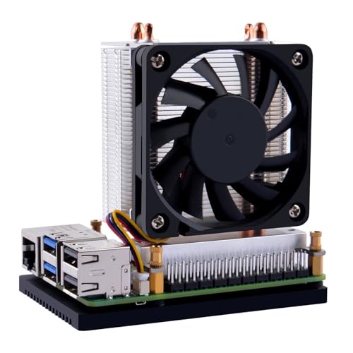 GeeekPi ICE Tower Plus Cooler for Raspberry Pi 5, Pi 5 Aluminum Active Cooler with Cooling Fan for Raspberry Pi 5 4GB/8GB (Raspberry Pi 5 is NOT Included) von GeeekPi