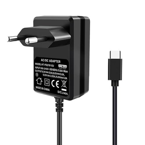 GeeekPi Raspberry Pi 5 Netzteil 27W 5,1V 5A USB C Power Supply, PD 27W Power Adapter für Raspberry Pi 5 4GB/8GB von GeeekPi