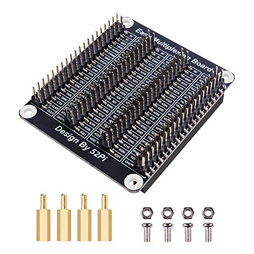 GeeekPi Raspberry Pi GPIO Erweiterung Extension Board, Raspberry Pi 4 GPIO Header 1 bis 4 für Pi 4B / Pi3 / 2Modell B von GeeekPi