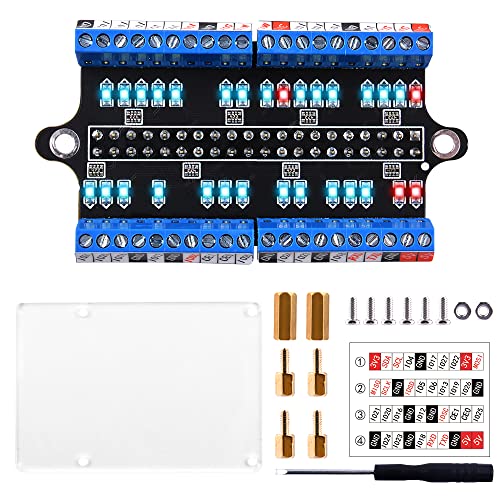 GeeekPi Raspberry Pi Micro GPIO Terminal Block Breakout Board Module with LED,Raspberry Pi GPIO Expansion Board Micro Connector for Raspberry Pi 4B/3B+/3B/2B/Pi Zero/Pi Zero W/Pi Zero 2 W von GeeekPi