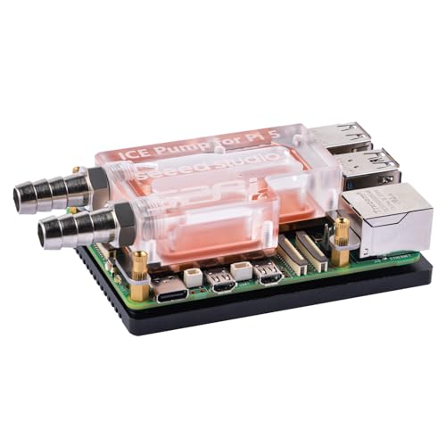 GeeekPi Water Cooling Head and Aluminum Rediator Fins for Water Cooling Kit,Specially designed for Raspberry Pi 5 von GeeekPi