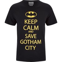 DC Comics Batman Men's Keep Calm T-Shirt - Schwarz - M von Geek Clothing