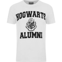Harry Potter Herren Hogwarts Alumni T-Shirt - Weiß - XXL von Geek Clothing