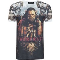 Warcraft Herren Durotan T-Shirt - Weiß - S von Geek Clothing