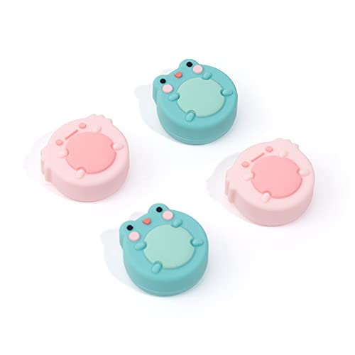 GeekShare Daumengriffkappen kompatibel mit Nintendo Switch/OLED/Switch Lite, 4 Stück – Frosch- und Axolotl-Silikon-Schalter-Daumengriffe GeekShare Daumengriffkappen kompatibel mit Nintendo Switch/OLED/Switch Lite, 4 Stück – Frosch- und Axolotl-Silikon-Schalter-Daumengriffe von GeekShare
