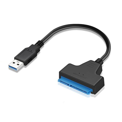 GeekerChip USB zu SATA Adapter Kabel für 2,5 "SSD/HDD Laufwerke,SATA auf USB 3.0 Externer Konverter und Kabel,USB 3.0-SATA III Konverter(SATA-USB 3.0 Konverterkabel) von GeekerChip