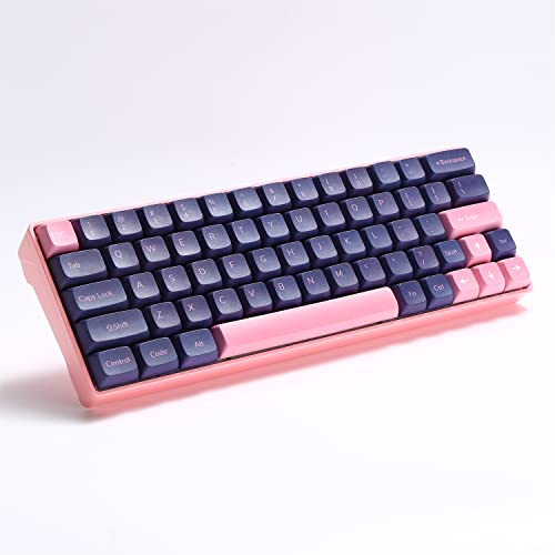 (nur Tastenkappen) Geeksocial 104 + 23 XDA Tastenkappen-Set PBT Dye Dye-subbed ANSI ISO Layout kompatibel GK61 64 68 84 87 104 108 mechanische Tastaturen (Charming) von Geeksocial