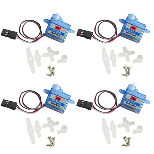 Geekstory 4 PCS 3.7g Micro RC Digital Servo Motor 90° GH-S37D for Airplane Drone Arduino Geekstory 4 PCS 3.7g Micro RC Digital Servo Motor 90° GH-S37D for Airplane Drone Arduino von Geekstory