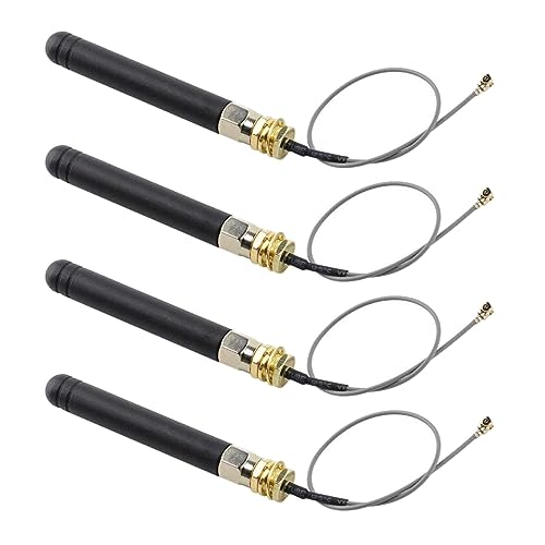 Geekstory 4 PCS 868MHz LoRa Antenne U.FL IPEX zu SMA Stecker Antenne für Lora Board Lora32u4 II WiFi Lora32 10cm von Geekstory
