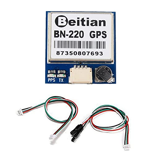 Geekstory BN-220 Dual GPS Glonass Modul Navigation TTL Level 9600bps + GPS Passive Antenne für Arduino Raspberry Pi Pixhawk F3 CC3D Betaflight F4 Flight Control von Geekstory