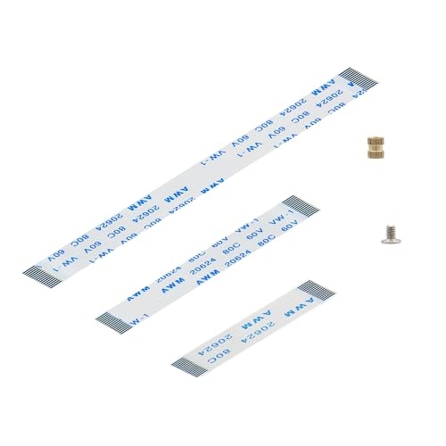 Geekworm FFC Cable Set 16 Pin 0.5mm Pitch for Raspberry Pi 5 PCIe to NVMe SSD Shield (30mm / 50mm / 80mm Length) von Geekworm