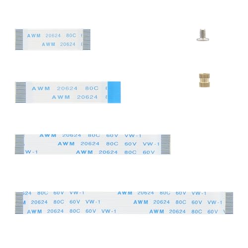 Geekworm FFC Cable Set 16 Pin 0.5mm Pitch for Raspberry Pi 5 PCIe to NVMe SSD Shield (30mm / 50mm / 80mm Length) von Geekworm