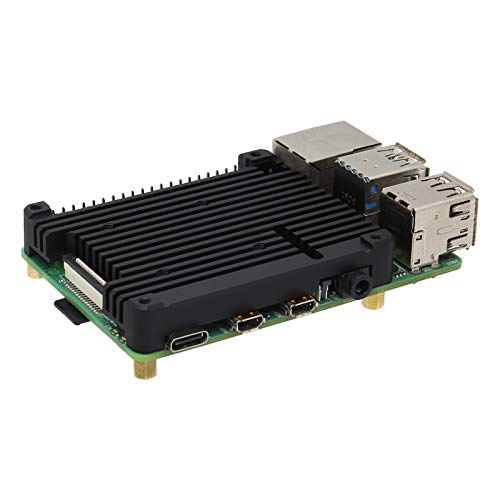 Geekworm Raspberry Pi 4 11 mm kühlkörper Heatsink (P165-B), Raspberry Pi 4B Radiator for Raspberry Pi 4 Model B & Pi 4 Expansion Board Support POE Extension von Geekworm