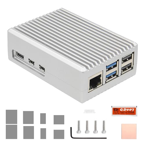 Geekworm Raspberry Pi 5 Aluminum Case Heavy-Duty von Geekworm