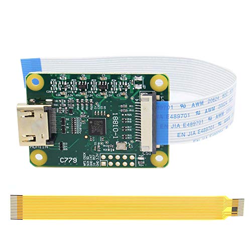 Geekworm Raspberry Pi HDMI IN Module C779, HDMI to CSI CSI-2, HDMI Input Supports up to 1080p25fps, Compatible with Raspberry Pi 4B/3B+/3B/Pi Zero/Zero W von Geekworm