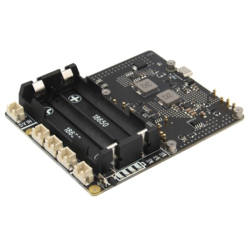Geekworm X1201 Ultra-Thin 18650 UPS Shield for Raspberry Pi 5, with Max 5.1V 5A Output & Auto Power On & Safe Shutdown & Power Loss Detection Function von Geekworm