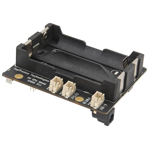 Geekworm X1205 5 V USV-Hutschutz für Raspberry Pi 5, max. 5,1 V 6 A Ausgang, breiter 9–18 V Eingang, automatisches Einschalten, sichere Abschaltung, Stromverlusterkennungsfunktion Geekworm X1205 5 V USV-Hutschutz für Raspberry Pi 5, max. 5,1 V 6 A Ausgang, breiter 9–18 V Eingang, automatisches Einschalten, sichere Abschaltung, Stromverlusterkennungsfunktion von Geekworm