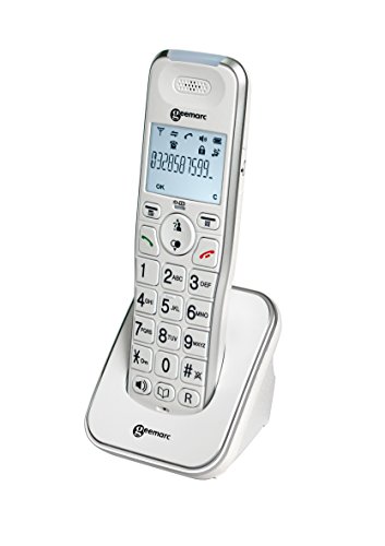Geemarc Amplidect 295 HS - Zusätzliches Mobilteil für die Amplidect 295 Serie mit großen Tasten und großem Display - Basisstation Erforderlich - Geringer bis mittlerer Hörverlust - Version DE Geemarc Amplidect 295 HS - Zusätzliches Mobilteil für die Amplidect 295 Serie mit großen Tasten und großem Display - Basisstation Erforderlich - Geringer bis mittlerer Hörverlust - Version DE von Geemarc