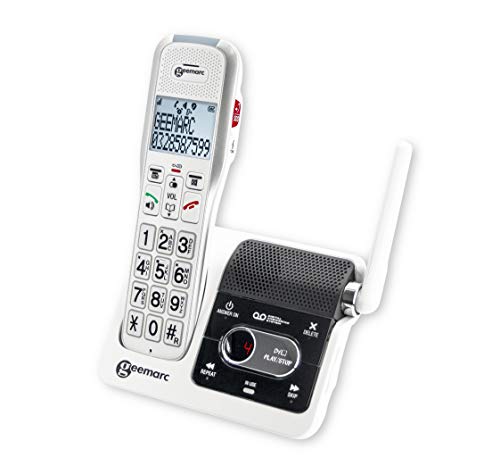Geemarc Amplidect 595 U.L.E - Seniorentelefon mit verstärkter Empfangslautstärke, Anrufbeantworter, SOS-Funktion und integrierter Gegensprechanlage - Mittlerer bis Schwerer Hörverlust - Version DE Geemarc Amplidect 595 U.L.E - Seniorentelefon mit verstärkter Empfangslautstärke, Anrufbeantworter, SOS-Funktion und integrierter Gegensprechanlage - Mittlerer bis Schwerer Hörverlust - Version DE von Geemarc
