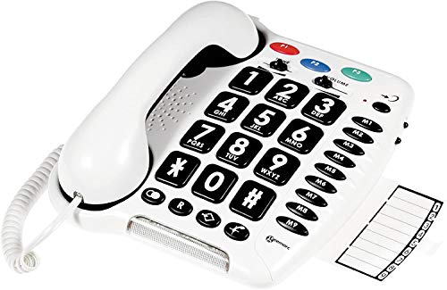Geemarc CL100 schwerhörigen/schwersehenden Seniorentelefon - einfache Installation - Deutsche Version von Geemarc