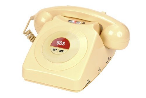 Geemarc CL64 Notruftelefon mit nur 3 Kurzwahltasten, ideal für Demenz und Alzheimer einfache Installation - Deutsche Version von Geemarc
