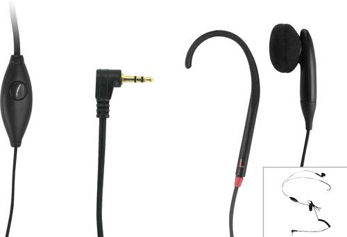 Geemarc CLHOOK5 Telefon Ear Free Headset kabelgebunden Schwarz Lautstärkeregelung von Geemarc