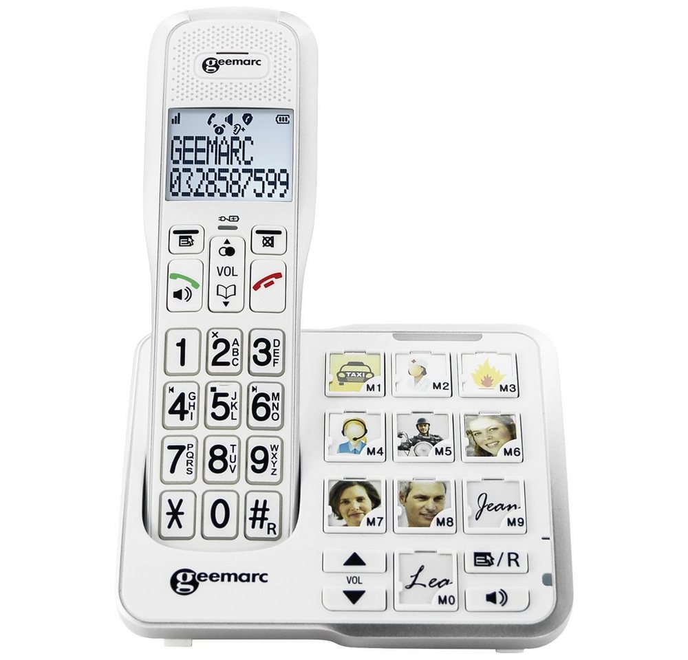 Geemarc Geemarc AMPLIDECT 295-2 Schnurloses Seniorentelefon Anrufbeantworter B Seniorentelefon Geemarc Geemarc AMPLIDECT 295-2 Schnurloses Seniorentelefon Anrufbeantworter B Seniorentelefon von Geemarc