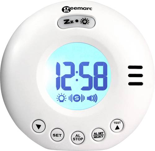 Geemarc JWNS-VOYAGERV2_WH_I Elektronik Wecker Weiß von Geemarc