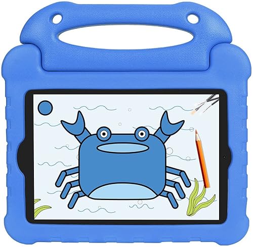 Apple iPad Mini 1/2/3/4/5 Kinder Tablet-Hülle mit Griff Blau von Geen