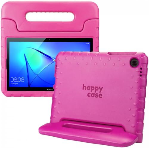 Für Huawei MediaPad T3 (10) Kinder Tablet-Hülle mit Griff Pink von Geen