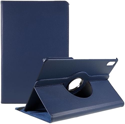 Lenovo Tab P12 Pro Hülle 360 Grad Book Case Kunstleder Blau von Geen