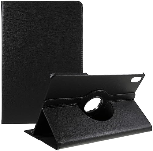 Lenovo Tab P12 Pro Hülle 360 Grad Book Case Kunstleder Schwarz von Geen