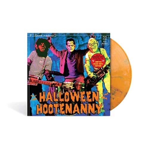 Halloween Hootenanny - Exclusive Limited Edition Orange Translucent With Black & White Marble Colored Vinyl LP von Geffen Records.