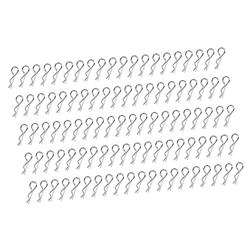 100pcs R -Körpershülle -Clips -Stift für 1/10 1/12 1/16 RC -Autometall Metallkörperklammern Pin 100pcs R -Körpershülle -Clips -Stift für 1/10 1/12 1/16 RC -Autometall Metallkörperklammern Pin von Gegong