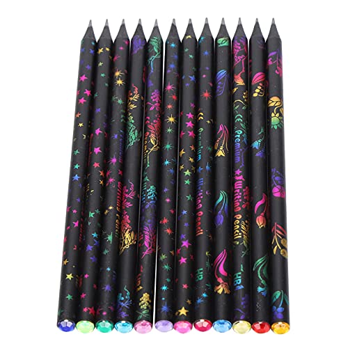 Gegong Schwarze Holz Hb Stifte 12 Pack Kinder Schreiben Zeichenwerkzeuge Sprudelkristallschule Kunstmittel vor geschärft Gegong Schwarze Holz Hb Stifte 12 Pack Kinder Schreiben Zeichenwerkzeuge Sprudelkristallschule Kunstmittel vor geschärft von Gegong