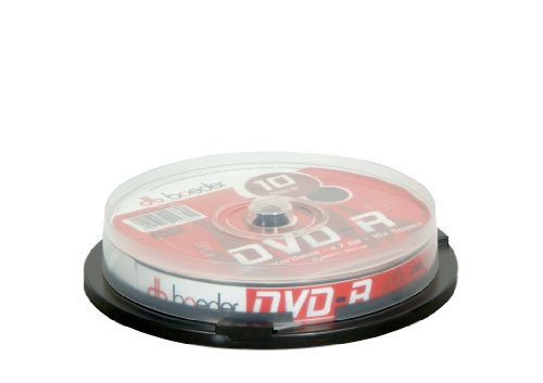 Geha 00116621 Boeder DVD-R 4,7GB, 16xSpeed, 10er Cakebox von Geha