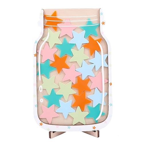 Belohnungsglas Anreizglas für Kinder Star Reward Jars Personalisiertes Belohnungsglas Zuhause Klassenzimmer Belohnung Sterndiagramm für Kinder Verhalten (Stern) von Gehanico