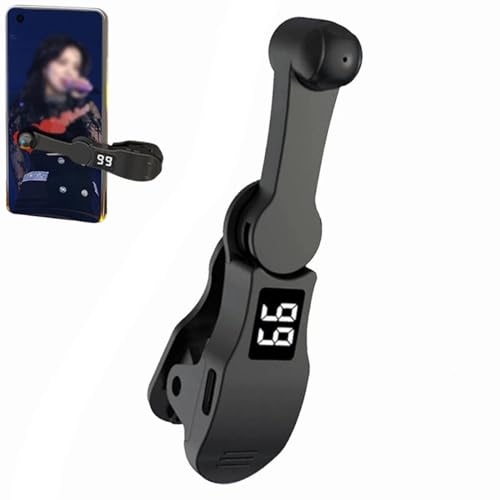 Gehanico Screen Auto Clicker Tapper Automatic Clicker for Phone Fast Click Simulation Finger Continuous Click for Games, Live Broadcasts Likes, Reward Tasks Adjustable Auto Physical (Black) von Gehanico