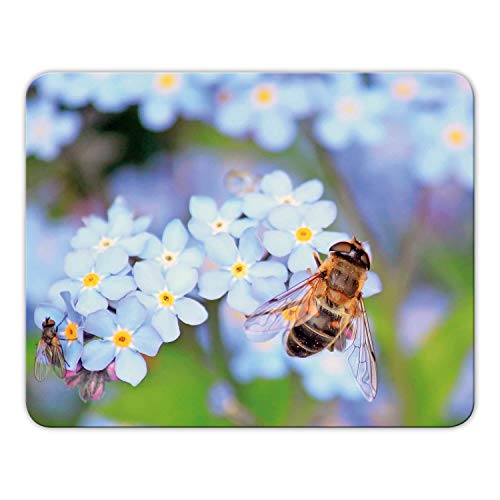 Addies Mousepad 'Biene' schönes Mauspad Motiv mit Kautschuk Untermaterial, 24x19cm MP10 Addies Mousepad 'Biene' schönes Mauspad Motiv mit Kautschuk Untermaterial, 24x19cm MP10 von Geist und Geschenk