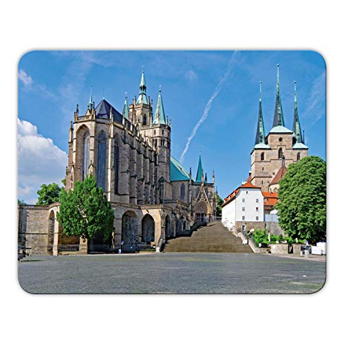Addies Mousepad 'Erfurt' schönes Mauspad Motiv in feiner Cellophan Geschenk-Verpackung, 24 x 19cm - MP04 Addies Mousepad 'Erfurt' schönes Mauspad Motiv in feiner Cellophan Geschenk-Verpackung, 24 x 19cm - MP04 von Geist und Geschenk