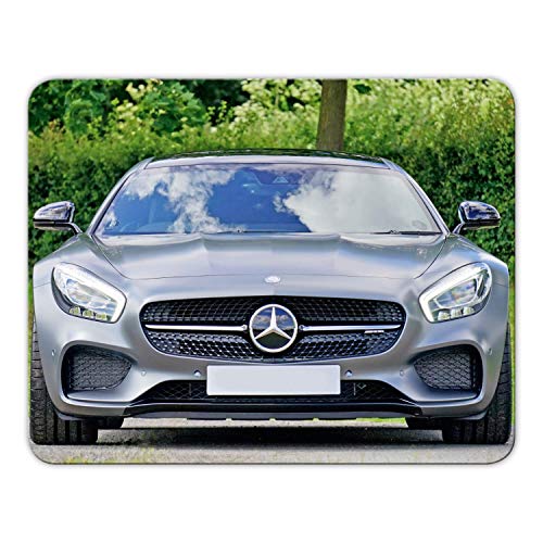 Addies Mousepad 'Mercedes-Benz' schönes Mauspad Motiv in feiner Cellophan Geschenk-Verpackung mit Kautschuk Untermaterial, 24x19cm - MP11 von Geist und Geschenk